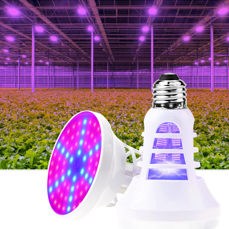Indoor USB LED Anti Mosquito Killer Lamp Plant Grow Light E27 110V 220V LED Insect Bug Zapper Lamp Trap Greenhouse Seeds Flower Growing Lamp