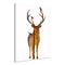 Miico Hand Painted Oil Paintings Simple Style Male Deer B Wall Art For Home Decoration Painting