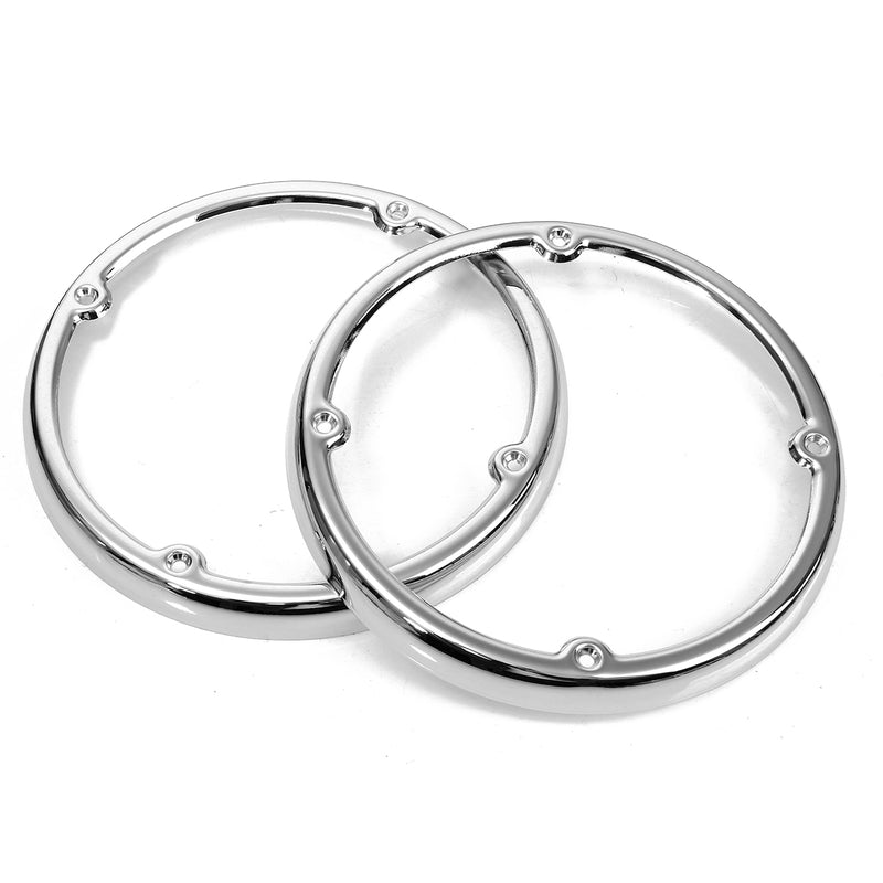 Chrome Speaker Cover Trim For Harley Electra Glide Ultra Limited Tri Glide