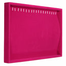 Velvet Necklace Curved Showcase Storage Holder Jewelry Display Tray