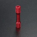Suleve M3AR3 10Pcs M3 35mm Knurled Standoff Aluminum Alloy Multicolor