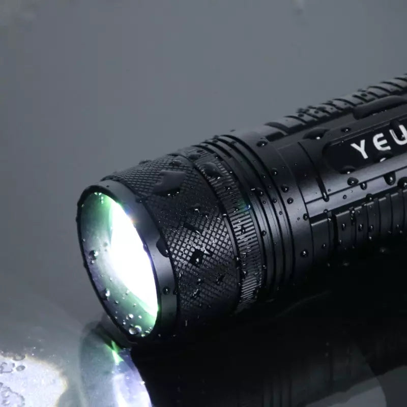 YEUX YD-01 4Colors LED Lights 2Modes USB Rechargeable Zoomable Multifunctional LED Flashlight Outdoor IP34 Waterproof Night Fishing Lamp Fishing Flashlight 18650 Flashlight