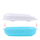 Pet Cat Sand Basin Set Waste Box Detachable Plastic Litter Shovel For Pet Cat Pet Poop Bags