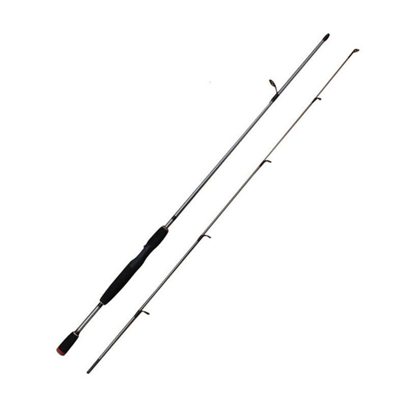 ZANLURE 1.8m 2.1M 2 Segments Fishing Rod Glass Steel Spinning Casting Fishing Pole