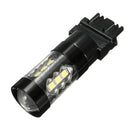 7W 6000K White LED Reverse Turn Signal Light Back Up Fog Lamp 3157 3535 16SMD