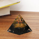 Orgone Pyramid Energy Generator Tower Home Reiki Healing Crystal 60x56x56mm Decorations