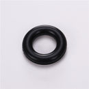 125pcs Wiring Cable Black Rubber Grommets Assortment Kit