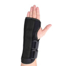 Steel Plate Wrist Brace Support Sprain Forearm Splint Band Strap Black