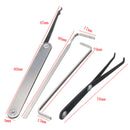 DANIU 16pcs Padlock Locksmith Training Starter Practice Kit Lock Unlocking Picks Hand Tool