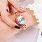 SKMEI 1411 Constellation Design Casual Stainless Steel Waterproof Fashionable Quartz Watch Women Wristwatch