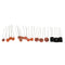 EQKIT FM Transmitter Kit RF-02 Wireless Microphone Parts MP3 Repeater Micro Transmitter With Antenna