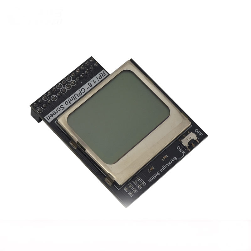 Practical CPU Info 1.6 inch 84x48 Matrix LCD Memory Display Module With Backlight For Raspberry Pi