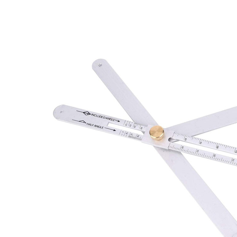 Aluminium Alloy Protractor Multi Angle Measurement Tool for Woodworking Flooring