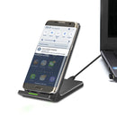 Bakeey Dual Coils 10W Qi Wireless Charger Pad Holder With Fan For Samsung S6 S7 S8 Note 8