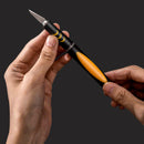 DeLi Non-Slip Metal 6 Blades Wood Carving Tools Fruit Food Craft Sculpture Engraving Utility Knife For Stationery Art Supplies Wood Carving Tool