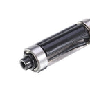 Drillpro 1/4 Inch Shank Double Bearing Router Bit Double Edge Straight Woodworking Trimming Cutter