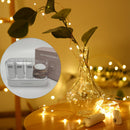 USB Rechargeable 6PCS 2M 20LEDs 8 Modes Waterproof Copper Wire String Light Kit for Christmas Holiday Decor