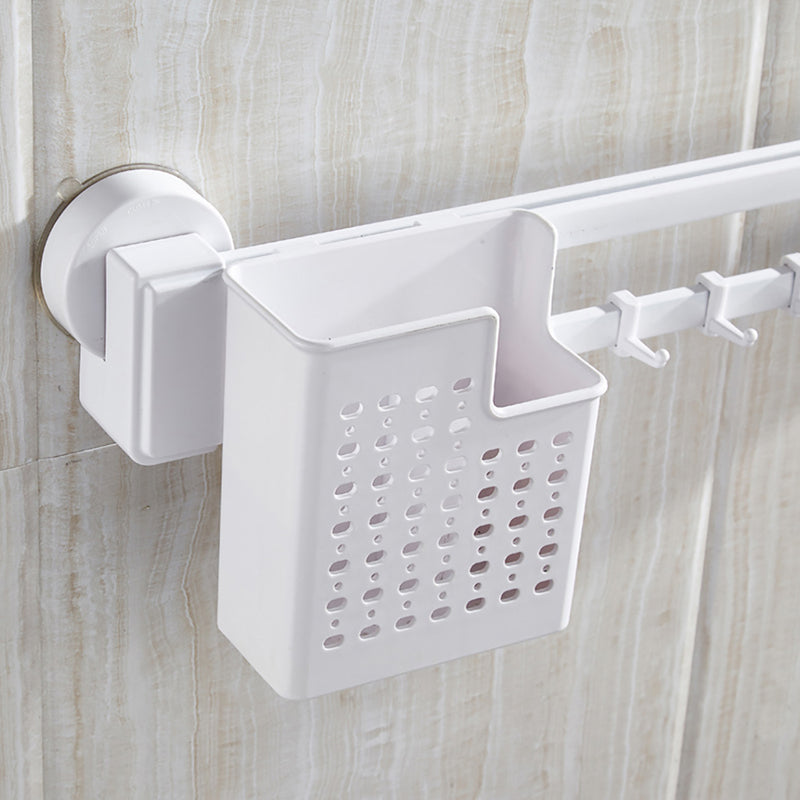 Stainless Steel Kitchen Storage Pot Shovel Holder Suction Cup Wall-mounted Chopsticks Drain Kitchen Utensils Storage Rack Shelf Rack