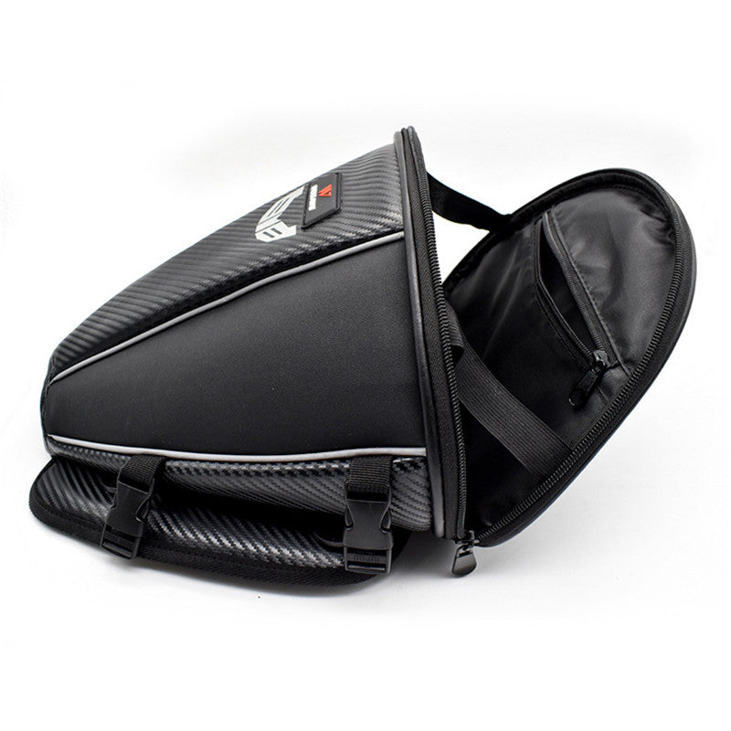 WOSAWE Motorcycle Tank Rear Seat Bag Waterproof Side Bag Multi-function Black