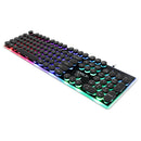 iMiCE AK-700 104 Keys LED Backlit Wired Punk Keycaps Gaming Keyboard for Laptop PC