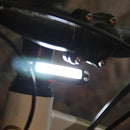 XANES 2 in 1 500LM Bicycle USB Rechargeable LED Bike Light Taillight Ultralight Warning Night