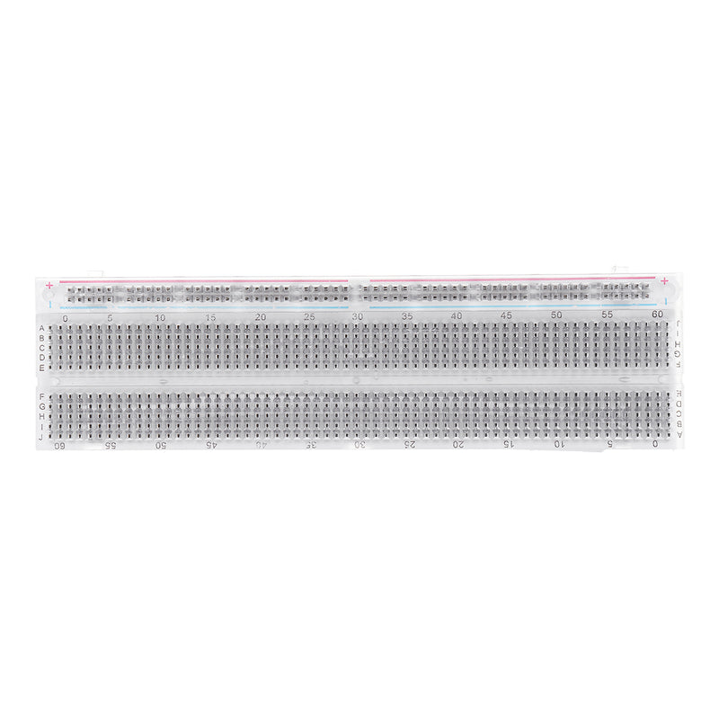 10pcs 730 Holes Transparent Breadboard Protoboard DIY Kit Universal PCB Circuit Board Solderless