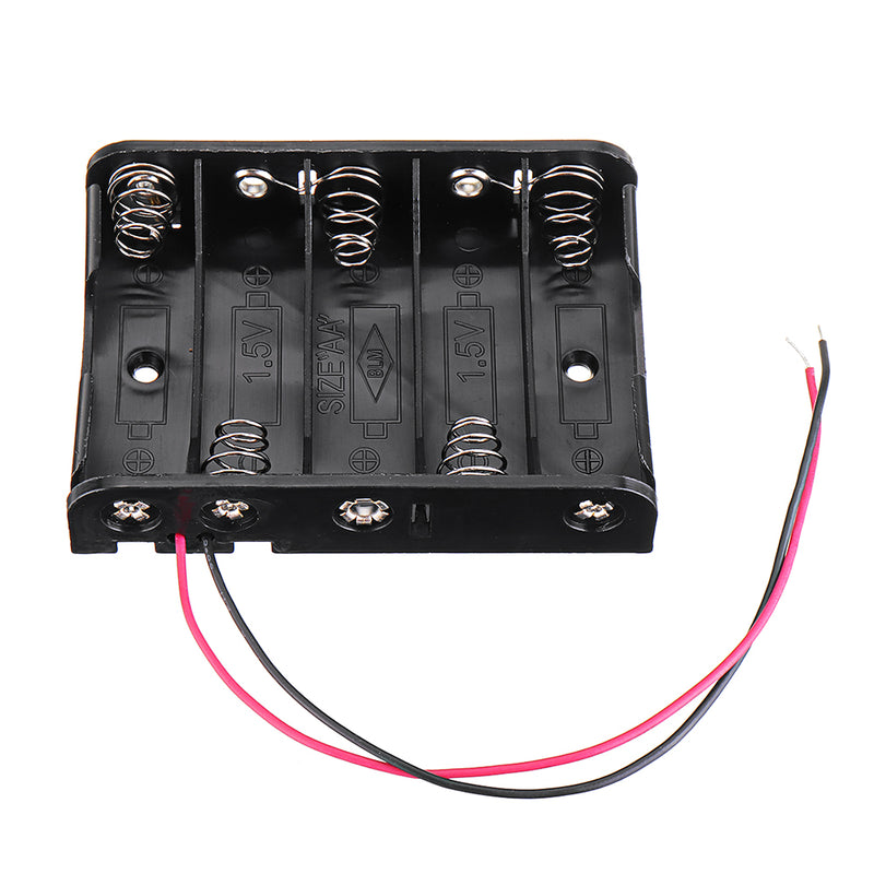 5 Slots AA Battery Box Battery Holder Board for 5 x AA Batteries DIY kit Case