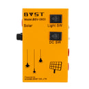 3.5W/9V Solar Panel USB Solar Panel System Lights Kit Portable Home Solar Powered System 2 LED Bulbs Emergency