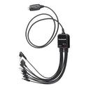 8 In 1 Multiple Radio USB Programming Data Cable Cord for Baofeng Motorola Kenwood