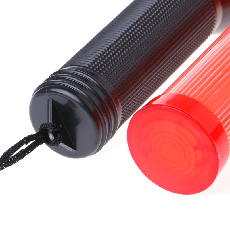 U21 6 x LEDs 2 Modes Red Light Portable Indicator Light Work Light Baton Traffic Flashlight