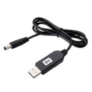 20pcs USB Power Boost Line DC 5V to DC 9V Step UP Module USB Converter Adapter Cable 2.1x5.5mm Plug