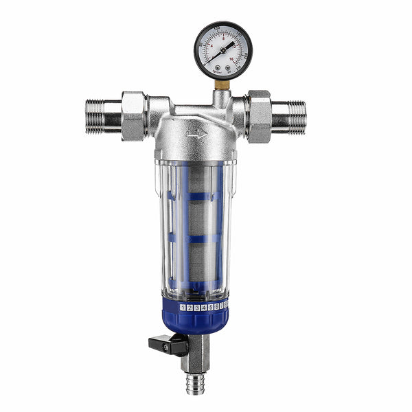 1'' To 1/2'' Pre-filter Central Whole House Large Flow Filter Household Water Purifier