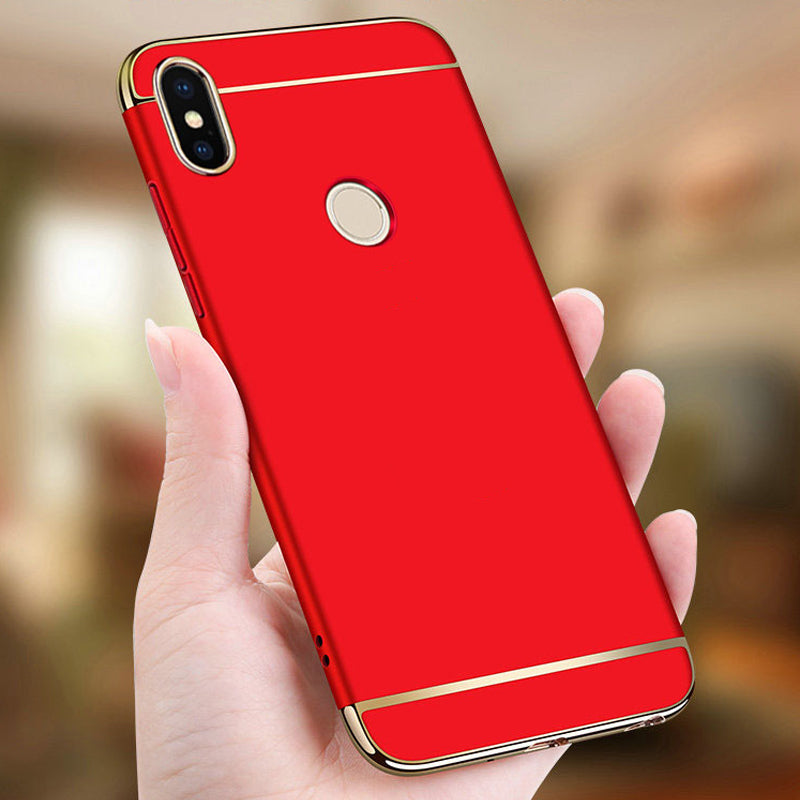 Bakeey Luxury 3 in 1 Plating Frame Splicing PC Hard Protective Case For Xiaomi Mi A2 / Xiaomi Mi 6X