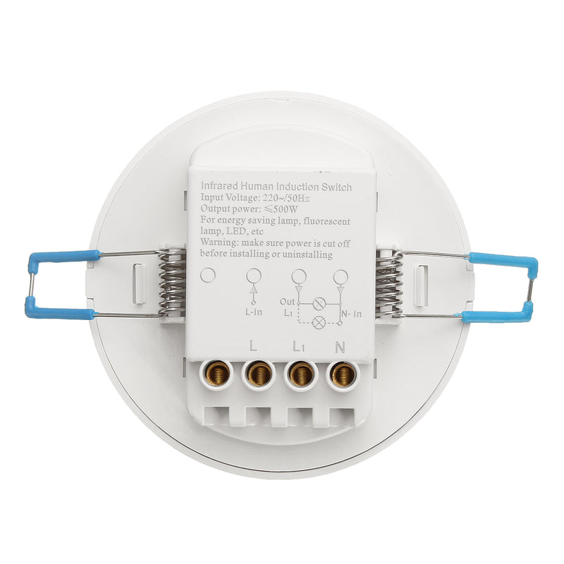 360 Degree Infrared IR Ceiling Wall Recessed Motion Sensor Detector Auto Light Switch