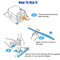 8Pack Vacuum Space Storage Saver Bags and Travel Hand Pump Organize Store Replacement Accessories