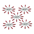 50pcs Cutting Plotter 45 Degree Titanium Coated Carbide Flat Bottom PCB Engraving Bit CNC