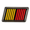 Double Color Front Grille Emblem Badge Ralliart For Lancer Evolution X K