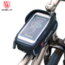 WHEEL UP Bicycle Touchscreen Front Frame Tube Cell Phone Waterproof Bag Bicycle Front Frame Case Hold