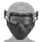 WoSporT MA-116 TPE 3D Face Helmet Goggle Sets CS Field Tactical Protective Mask COS Play Tools