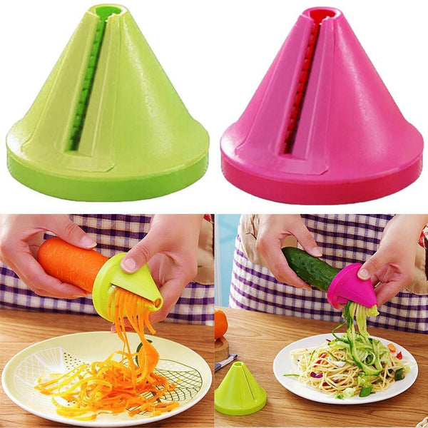 1Pc Kitchen Gadget Funnel Vegetable Carrot Radish Cutter Peeler