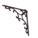 Cast Iron Wall Shelf Mount Bracket Support Mounted Supporter Home Garden Rusty