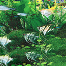 HD Self Adhesive PVC Aquarium Background Poster Fish Tank Landscaping Backdrop