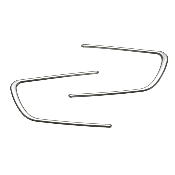 2Pcs/Set for Peugeot 2014 15 408 508 Car Steering Wheel Cover Moulding Trim Strip New