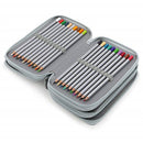 Multifunctional 72 Holes 4 Layers Pencil Case Pencil Curtain Sketch Colored Pencils Bag School Art Painting Supplies