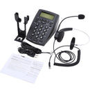 HT500 Headset Telephone Desk Phone Headphones Hands-free Call Center Noise Cancellation Monaural