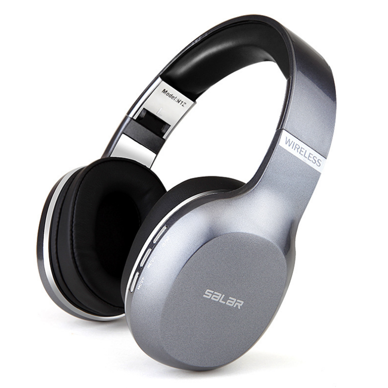 N12 USB Wired + bluetooth 5.0 Wireless Foldable Gaming Headphone Rechargeable Deep Bass Headset for Phone PC Computers