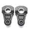 7/8 inch 22mm Motorcycle Handlebar Riser Handle Fat Bar Mount Clamps Bracket Black Aluminum