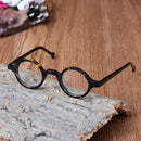 38mm Vintage Small Round Eyeglass Frames Acetate Rx-able Spectacles Glasses Frame