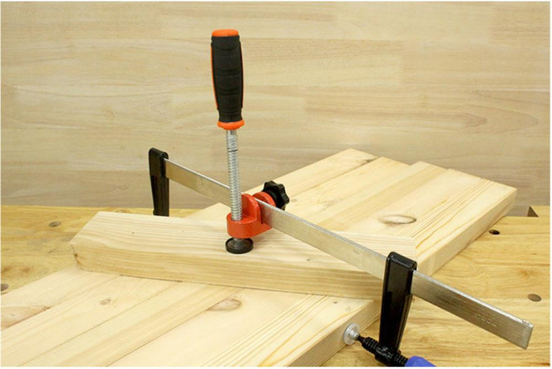 Woodworking Single Edge Clamp Steel Bar F Clamp Function Expansion Auxiliary Tool Fixing Clamp