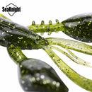 SeaKnight SL019 6pcs 10g 101.5mm/4'' Soft Fishing Lure Worm Swinging Tail Fishing Bait